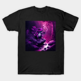 Quirky Magenta Frog T-Shirt